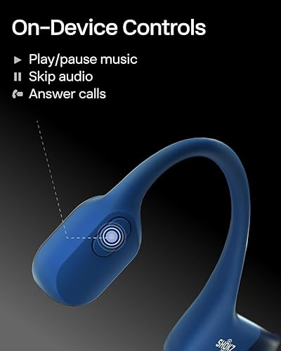 Miniatura 9 de SHOKZ OpenRun Mini - Bone Conduction Headphones,Open-Ear Bluetooth Wireless Sport Headphones for Running & Workout,Sweat Resistant, Long 8H Azul