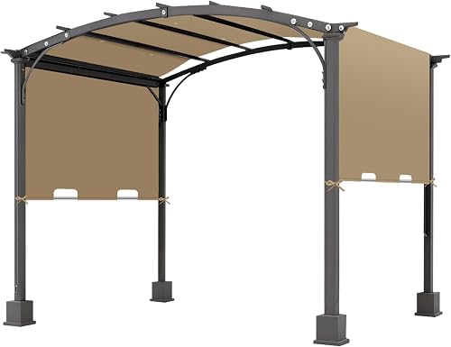 85x208 in Pergola Shade Cover for L-PG080PST Pergola | Khaki