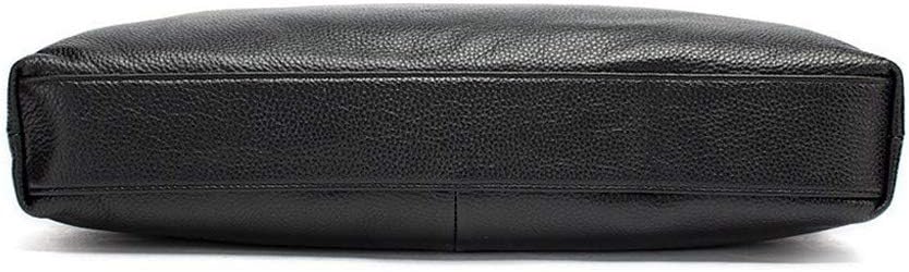SIDUFHAOPKLL Leather Briefcase Laptop Bag Messenger Shoulder Work Crossbody Handbag for Business Travelling Christmas for Men image 4