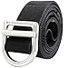 Gun Belt & Tactical Belt - Heavy Duty Belts 2-Ply 1½ inch Nylon for Concealed Carry CCW Holsters and Everyday Carry EDC Gear Mens Police Military Security Guard Hiking Outdoor Hunting Molle - Black
