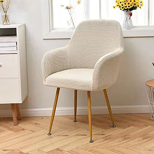 Housse De Chaise Avec Accoudoirs ,1/2/4/6 Pièces Jacquard Housse De Fauteuil Extensible Antidérapant,Couverture De Chaise Scandinave Pour Salle À Manger Cuisine Salon ( Color : #10 , Size : 1 pièce