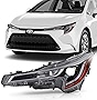 ACANII - For 2020-2021 Toyota Corolla L | LE LED Projector Headlight Headlamp Assembly Replacement Left Driver Side