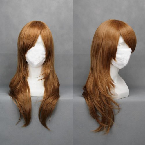 26" Curly Brown Cosplay Wig -- HitmanReborn Bianchi