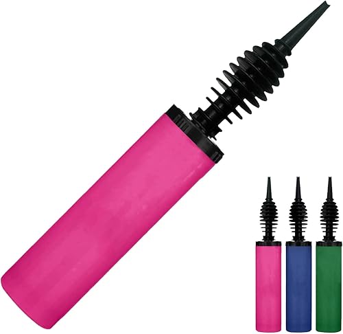 Bomba de globos, inflador para globos, soplador de juguete, bomba de helio, bomba profesional de papel de aluminio y confeti, bomba de mano manual,