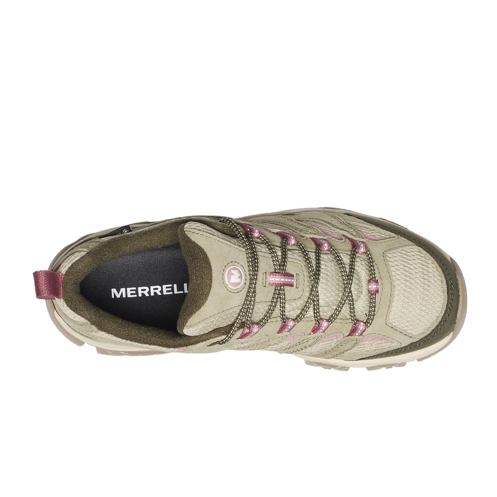 MERRELL Moab 3 GTX wasserdichter Wanderschuh für Damen, Olivgrün, 41 EU