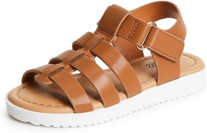 FabKids Girls' Gladiator Strappy Sandals