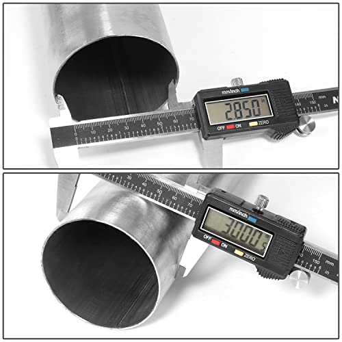 Image of ‎DNA MOTORING ZTL-30SS 16 Pcs 3.0 Inches Stainless Steel DIY Custom Exhaust Tubing Mandrel Bend Pipe Straight & U-Bend Kit, Universal Fit