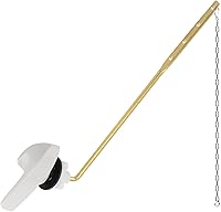 Vista 13 de Kit universal de repuesto de mango de inodoro de montaje frontal de metal compatible con piezas de tanque de inodoro Kohler, manija de palanca