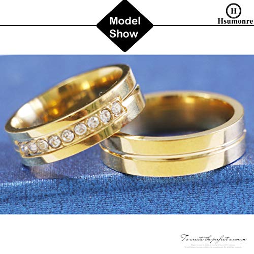 Forever Love Couple Rings Cubic Zirconia Engraved Promise Rings Wedding Bands Engagement Gifts Titanium Stainless Steel Golden2