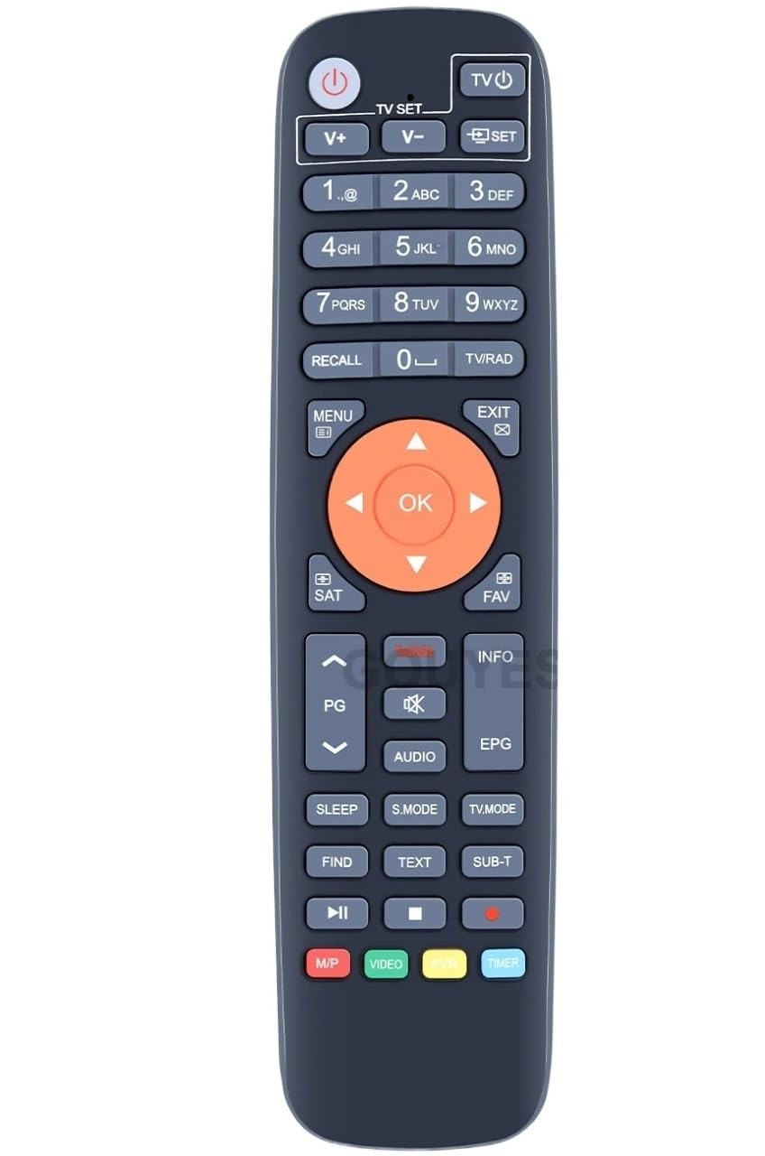 1 Mando a Distancia for GTMEDIA V7Pro/V7TT/V8X/V8UHD/V9Prime Android TV Box