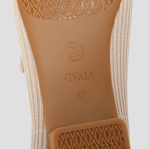 Image of VIVAIA Women's Margot Mary Jane Square-Toe Ballet Flats