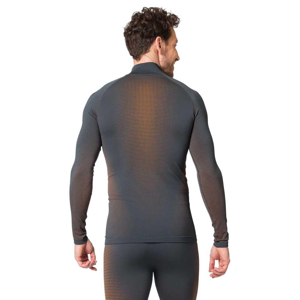 Odlo Koszulka Mężczyźni Bl Top Turtle Neck L/S Half Zip Performa