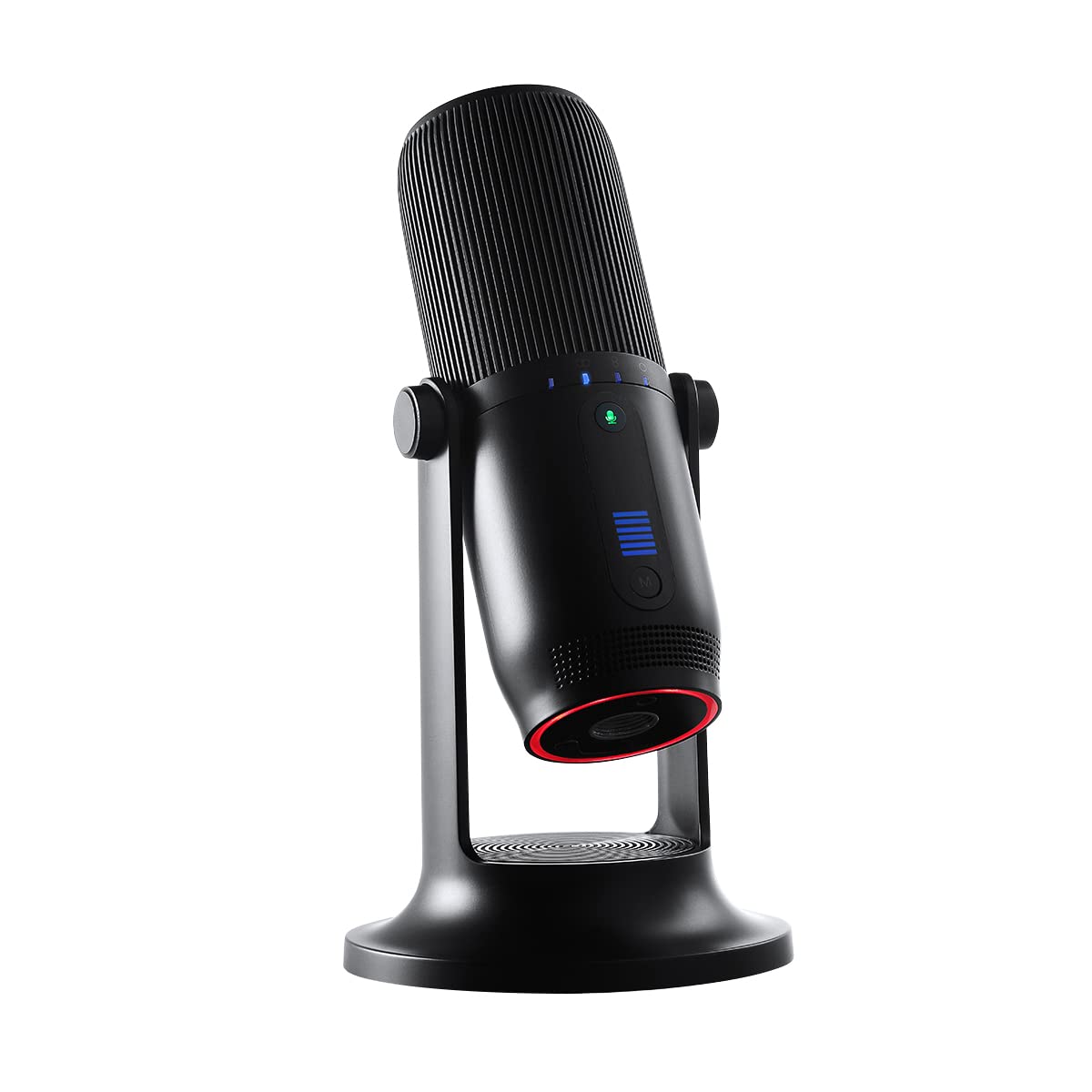 Thronmax Mdrill One (M2) Microfono a condensatore (nero) per registrazioni professionali HD (48 kHz) in qualità da studio per podcast / streaming / chat / gamePlay / Youtube / ecc.