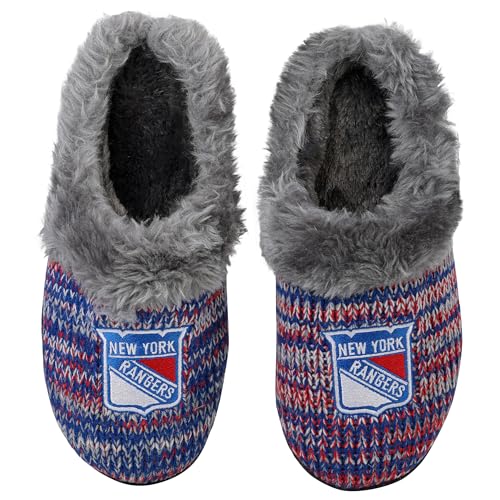 Image of FOCO Womens NHL Team Logo Peak Slide Slippers