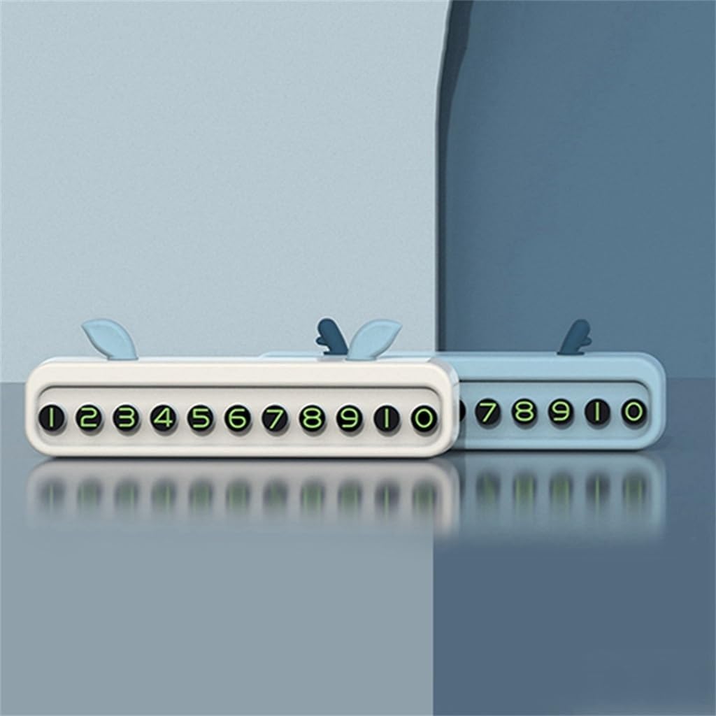 Car Temporary Parking Card Phone Number Plate Telephone Park Stop Automobile Accessories(D)