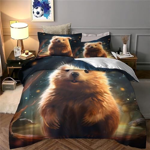 Housse de couette super douce king imprimée en haute définition 3D - 6