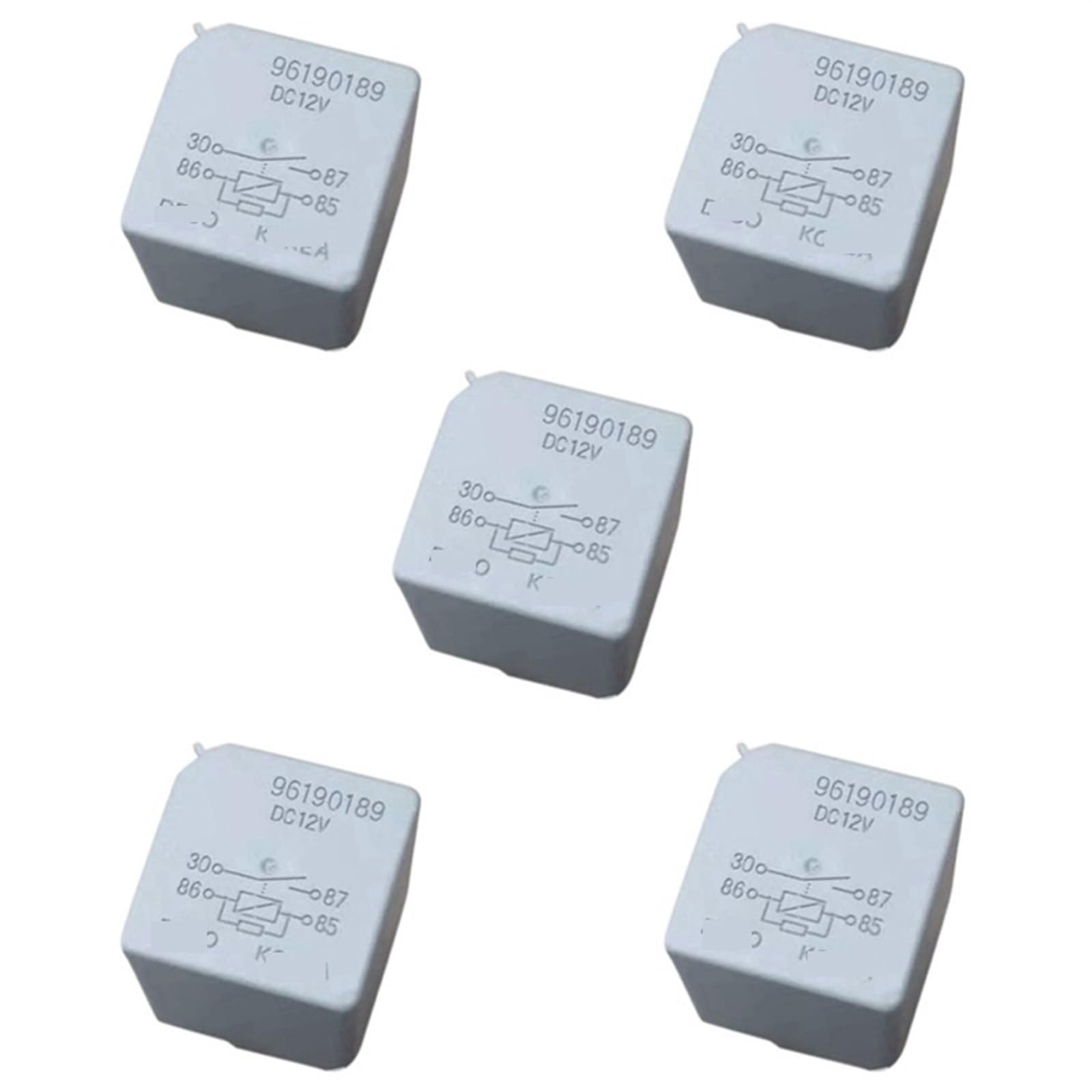 AERBNYEQP Automotive Relay 96190189 Car 5Pcs