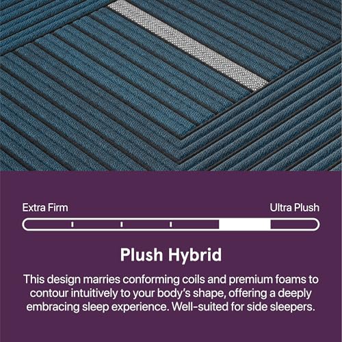 Image of Beautyrest World Class Level Four Plush 13.5 inch Hybrid King Mattress | CertiPUR-US certified, 10 Year Limited Warranty, 100-Night Trial, Made in the USA with global components, motion separation