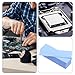 30PCS Thermal Pads Gpu, 0.5mm Silicone CPU Thermal Pad Conductive Heatsink 6.0 W/M Ssd Thermopad, Reusable Heat Resistant Pads for Chip LED Ic Heat Conduction(Blue)