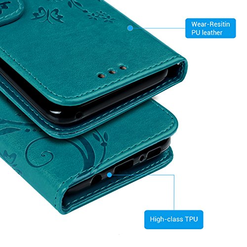 Geniric S8 Case, Galaxy S8 Custodia in Pelle con