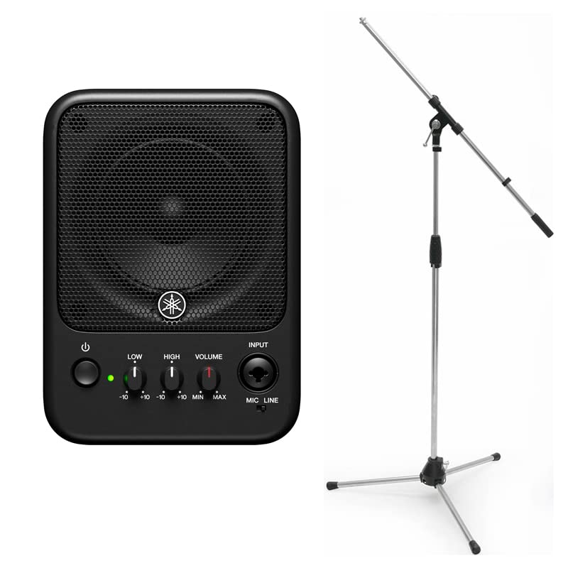 Amazon | ヤマハ MS101-4 パワードスピーカー マイク入力(XLR)も搭載
