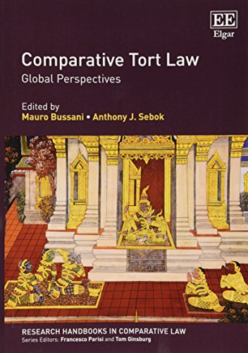 Comparative Tort Law: Global Perspectives (Research Handbooks In Comparative Law Series)