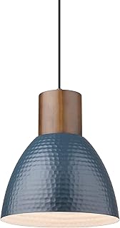 26 Blue Bathroom Ideas That Feel Fresh and Serene 107 ELYONA Hammered Pendant Lights for Kitchen Island, 7” Solid Wood Hanging...