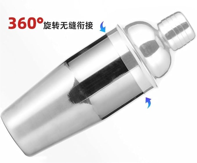 Kit Bartender 10 Piezas Coctelera Acero Inoxidable con Soporte Bambú miniatura 6