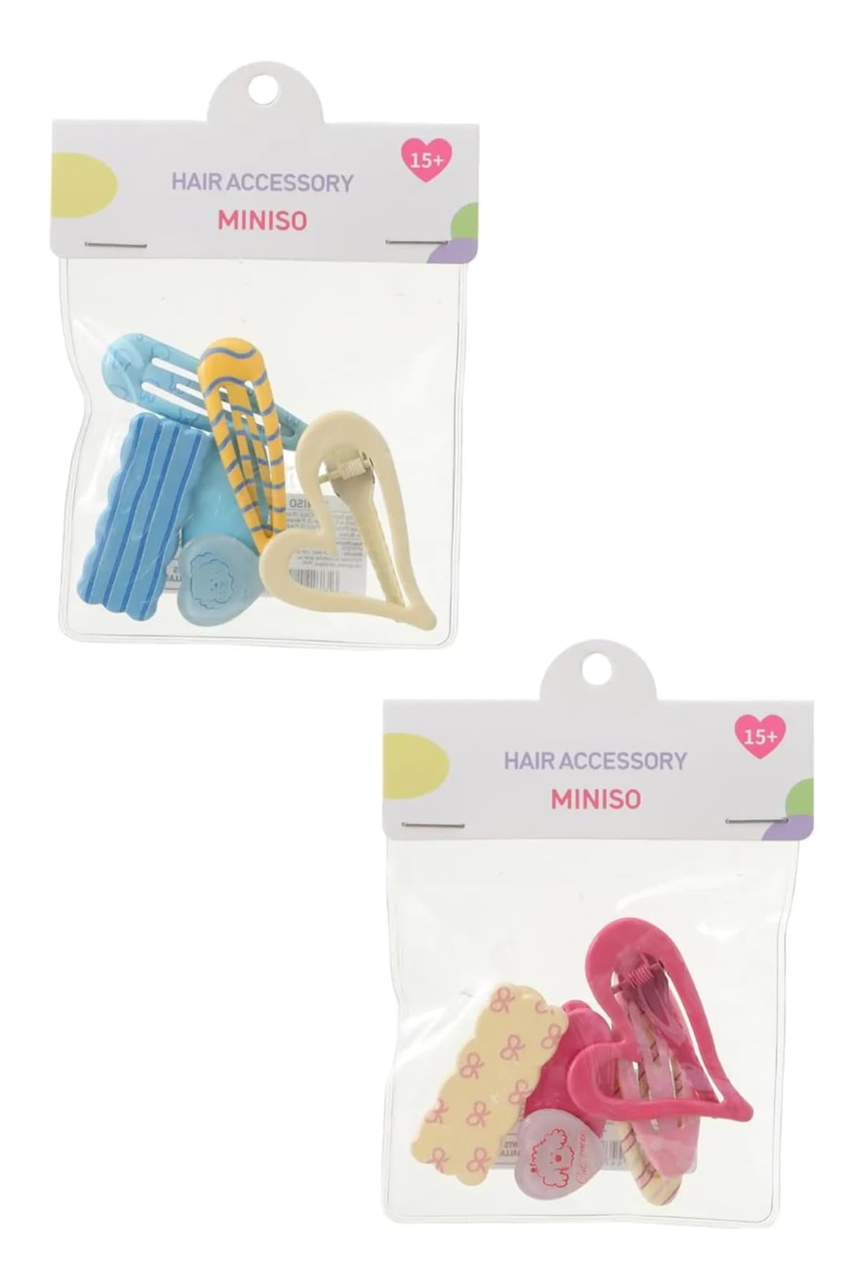 MINISO Kadın Çanta Serisi Saç Tokaları, Tek Ebat, 2023363410109, Çok Renkli
