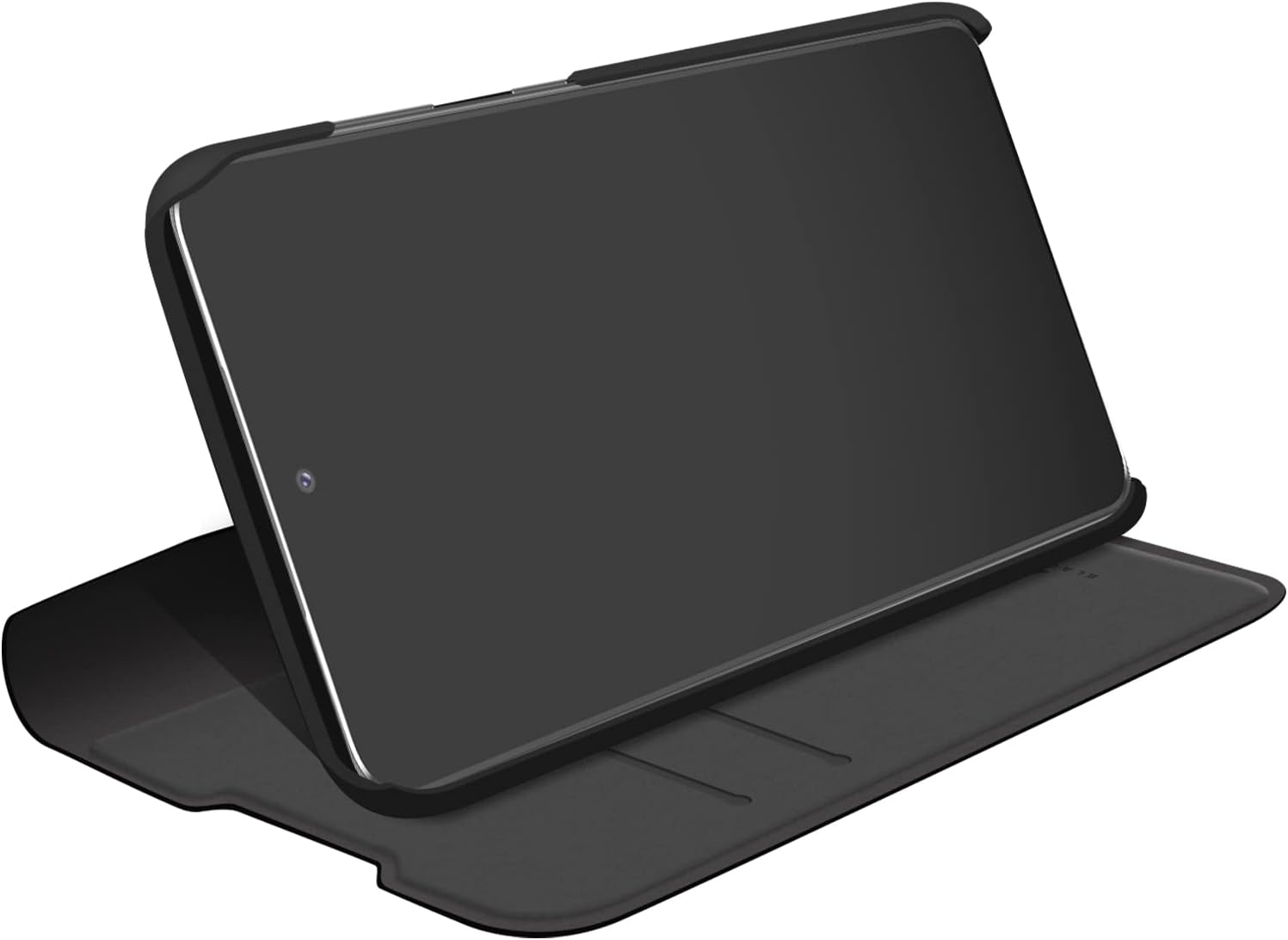 Black Rock - Booklet Case The Classic Suitable for Samsung Galaxy S23 Plus 5G I Mobile Phone Case, Stand Function, Magnetic Closure, Cover (Black)