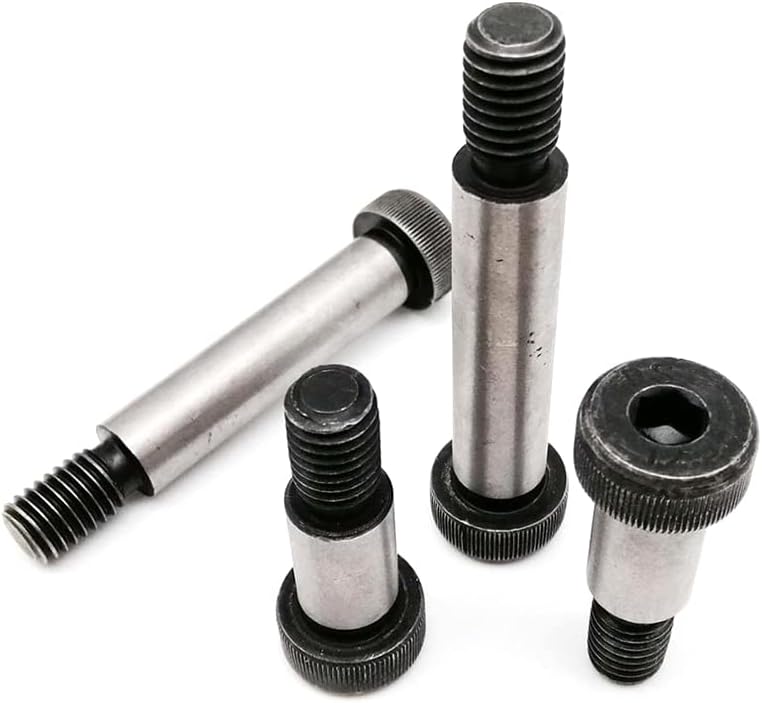 1PCS Grade 12.9 Steel Hexagon Socket Cap Head Shoulder Roller Bearing Screw Bolt,M5 shoulder dia 6mm,Length 50mm