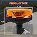 1Pcs Led Beacon Light Yellow Strobe Lights for Trucks 12V 24V Orange Beacon Light Rotating Beacon with 6 Modes for Car Truck UTV SUV Tractor Forklift Golf Cart Trailer