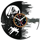 Tamaño: disco de vinilo de 30,5 cm. Movimiento del reloj: cuarzo,silencioso,movimiento suave
