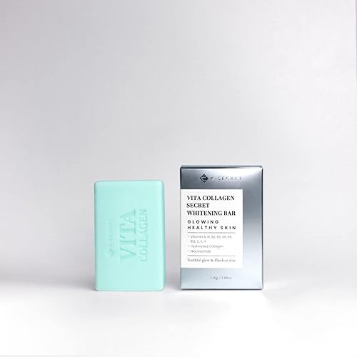 Miniatura 2 de KSECRET Vita - Barra blanqueadora de colágeno, 3.88 onzas, cuidado de la piel coreano, limpiador facial iluminador, corrector de manchas oscuras,