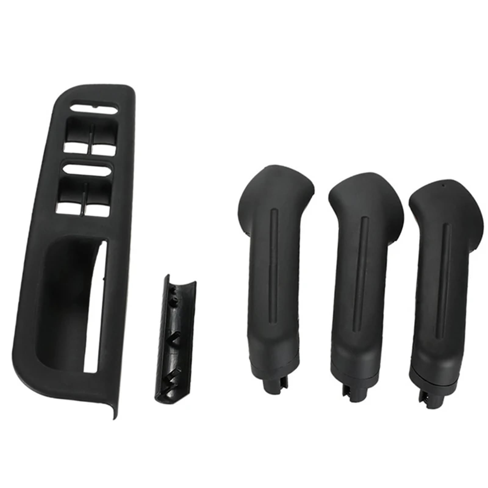 Btnuahq Black Car Door Handle Interior Front Rear Left Right Door Grab Handle For Vw For Bora For Golf 4 Mk4 For Jetta 1999-2004 Carbon Fiber Style 3B1867171e Car Inside Door Handle