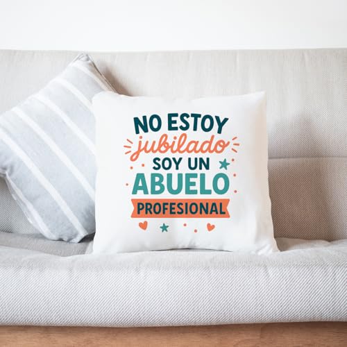 Coussin Papi avec texte espagnol drôle pour exprimer votre tendresse - 3