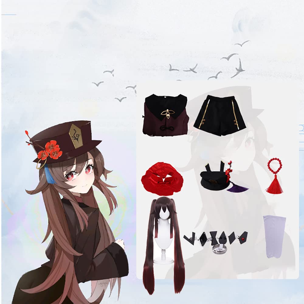 Amazon.co.jp: 原神 げんしん 胡桃 フータオ コスプレ衣装 子供 耐熱