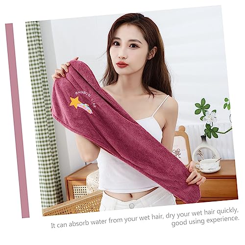 Balacoo 10 Pçs Toalha De Cabelo Seco Chuveiro Envoltório De Cabelo Toalha De Secagem Rápida Cabelo T
