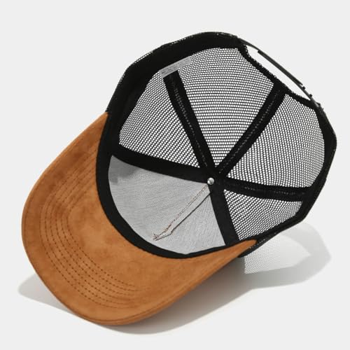 Gorra de béisbol de gamuza para hombre y mujer verano miniatura 4