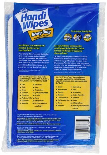 Clorox Handi Wipes Heavy Duty Reusable Cloths, 3 Count (Pack of 4, Colors May Vary) - image 2