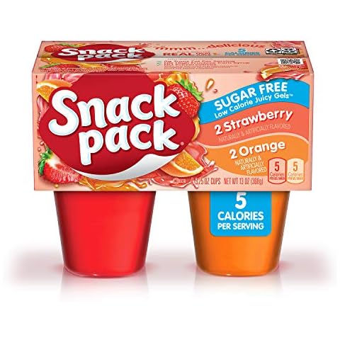 Snack Pack Juicy Gels, Strawberry Orange, 3.25 Oz, 4 Ct Cover