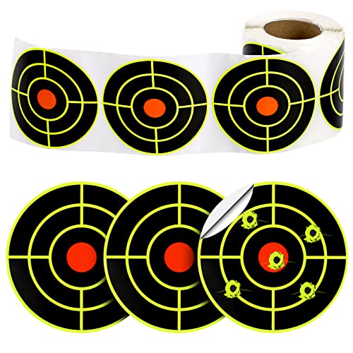 200 Pcs Shooting Targets Self Adhesive Splatter Targets Stickers 3 Inch Paper Targets Reactive Targets For Shooting Practice #TOP12