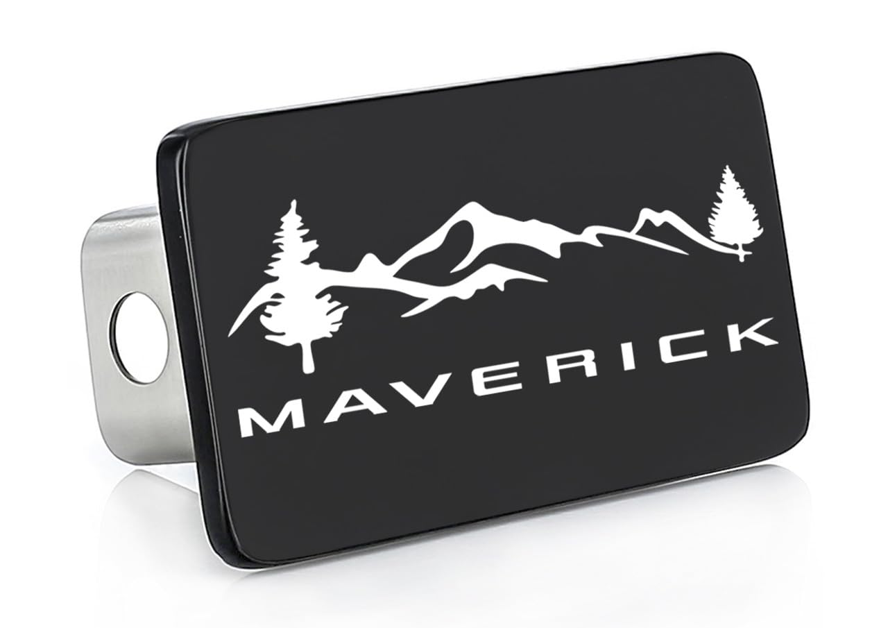 Ford Maverick Trailer Tow Hitch Cover Plug UV Printed Outdoor Graphics (2" Inch)