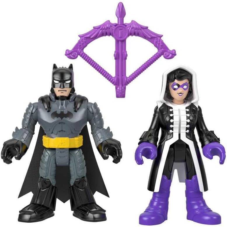 Fisher-Price Imaginext Dc Super Friends Figures Batman & Huntress
