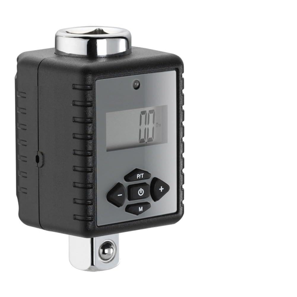 Elektronischer Drehmoment-Aufsatz 75mm mit Großbildschirm und Warnalarm, einstellbare Einheiten Nm/lb-ft, für Reparatur und Industrie, Stahl