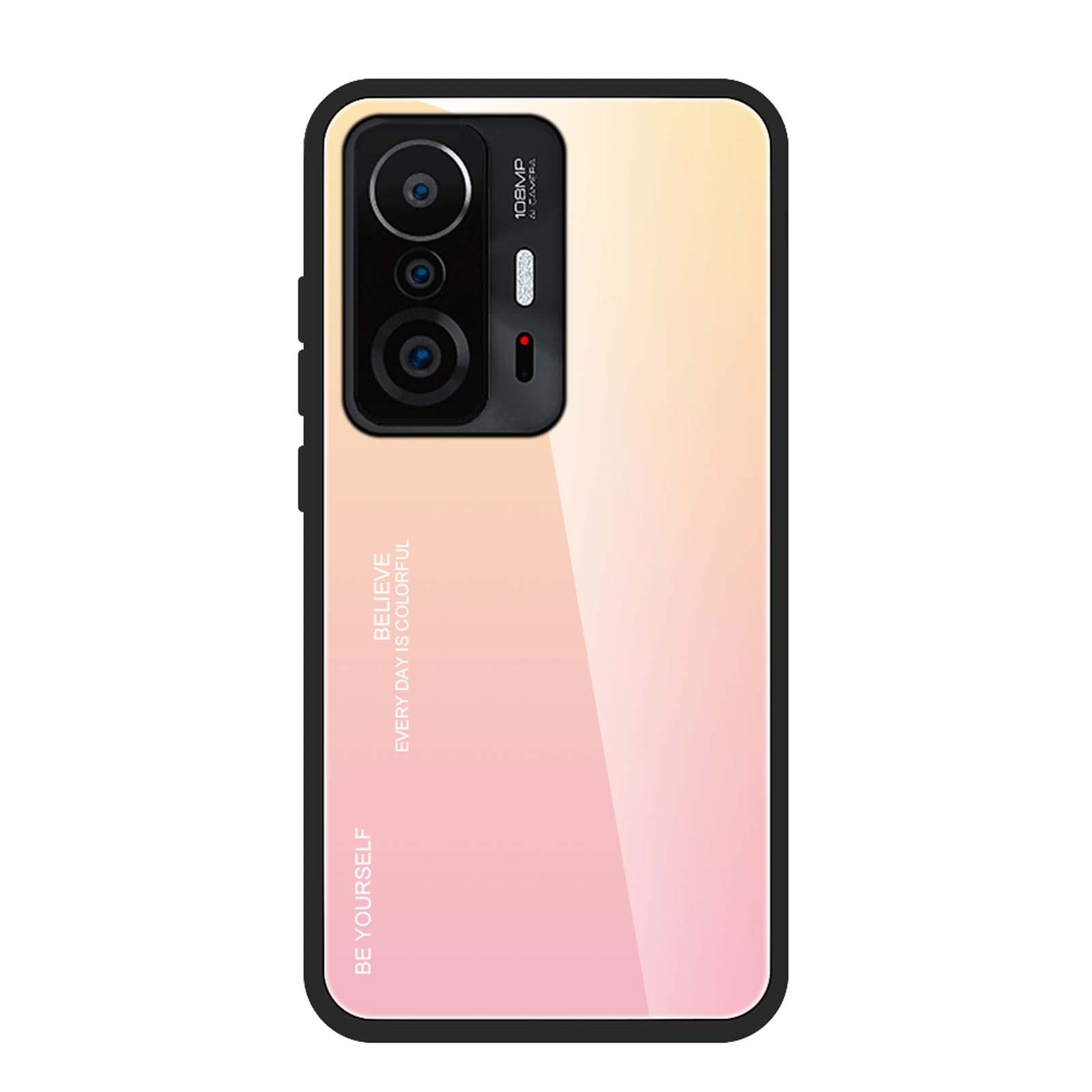 Custodia TPU Anti-Choc Per Xiaomi 11T / 11T Pro - Cover Bumper Nera Con Motivo Thunder