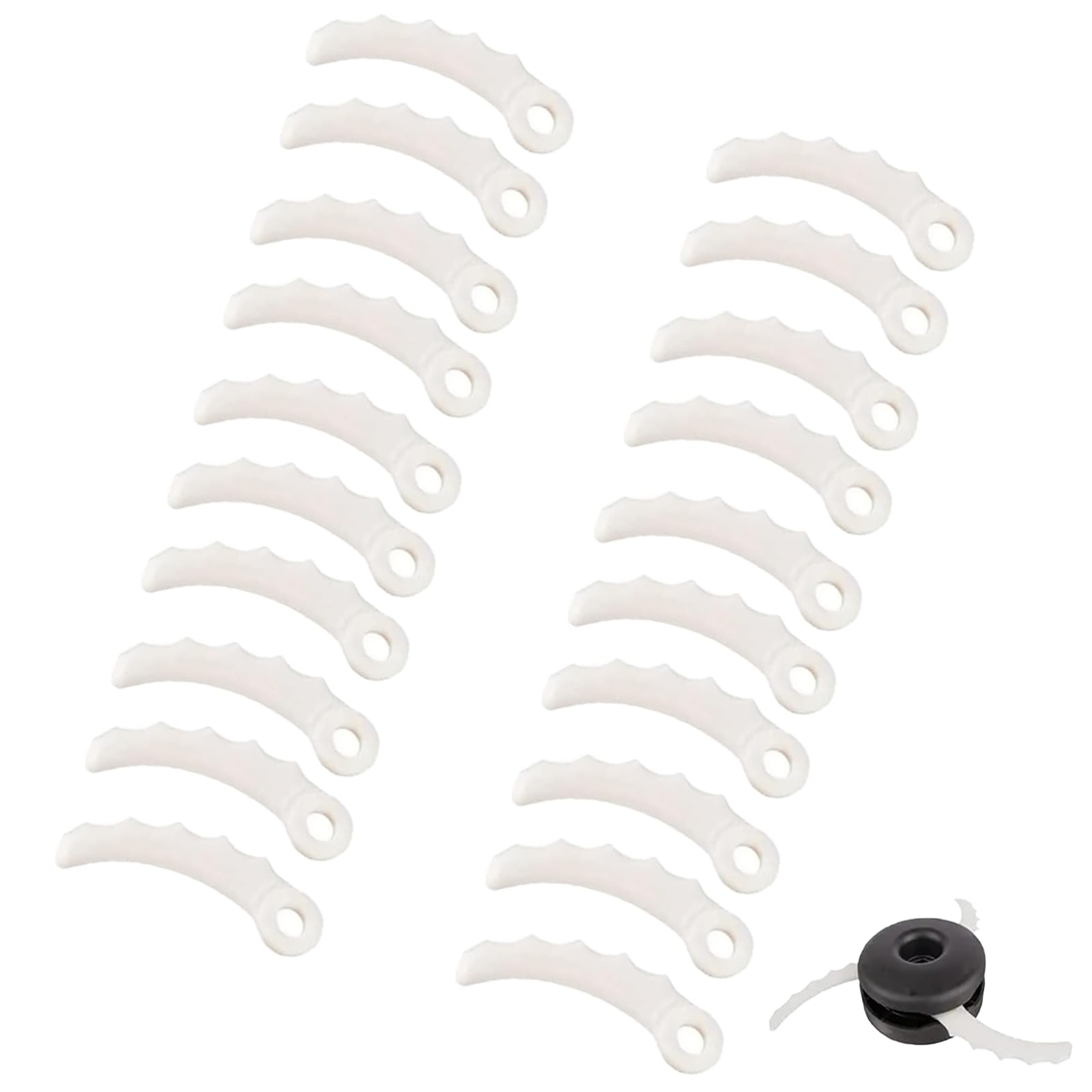 20 cuchillas de repuesto de plástico para cuchillas Makita 198426-9 198383-1 DUR368AZ DUR369AZ DUR368LZ