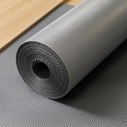 Image of EASYHOME Premium EVA Anti-Slip Fridge Mat & Shelf Liner, Grey Diamond | (60cmx3mtr), Waterproof, Washable, Anti-Slip, Non-Adhesive, Oil-Resistant, Easy Clean, Odorless, Surface Protection,