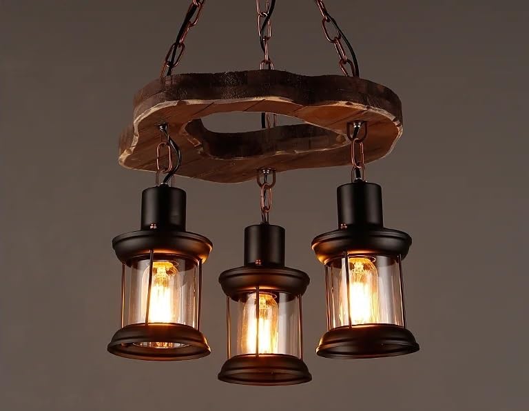 Suspension industrielle bois résout le manque de cachet de votre séjour