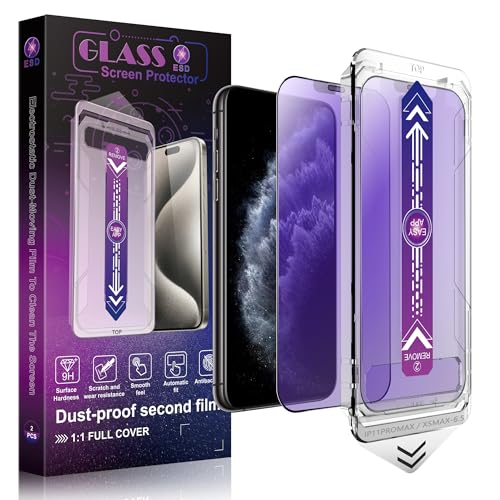 Film anti-lumière bleue pour iPhone 11 Pro Max mat et anti-poussière